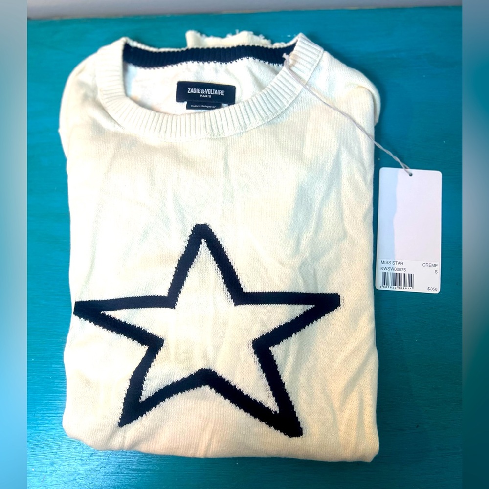 NWT Zadig & Voltaire Miss Star small
